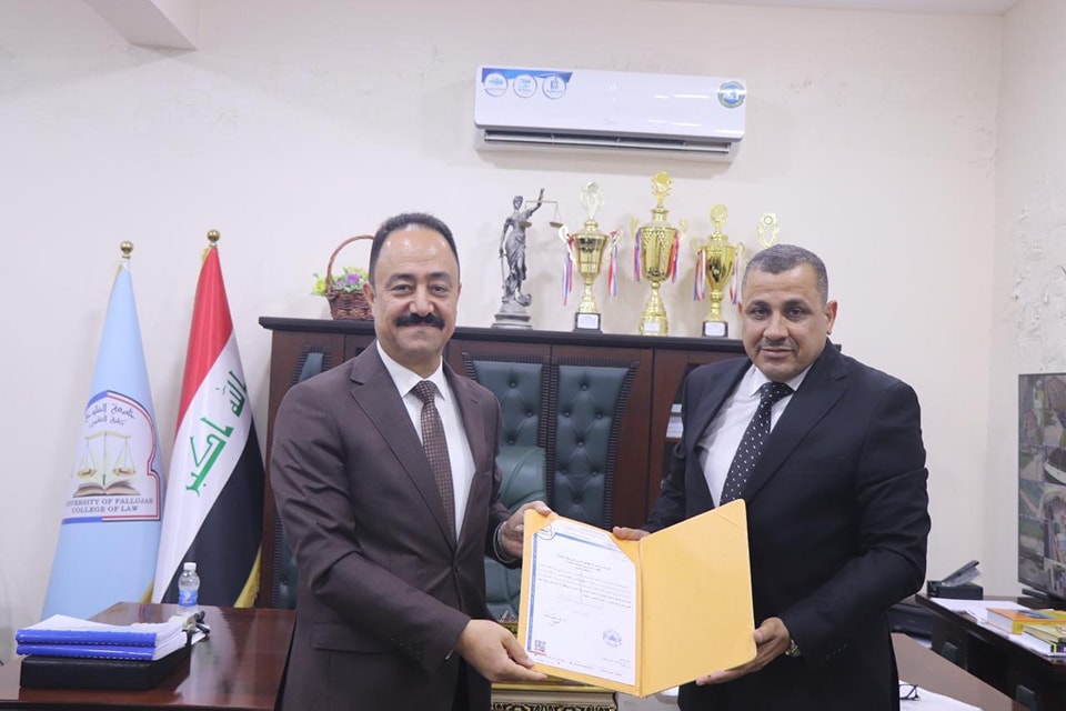 The thesis was presented by master’s student&nbsp;Anwar Nouri Khalil.
