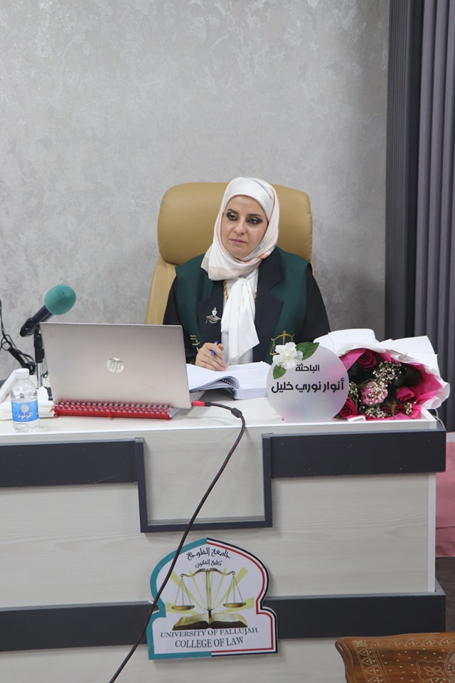 The thesis was presented by master’s student&nbsp;Anwar Nouri Khalil.