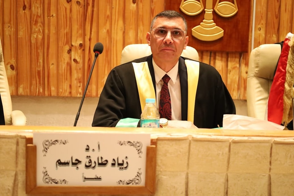 Professor Dr. Ziyad Tariq Jassim, a faculty member at our college, participated as a member of the doctoral thesis defense committee. 