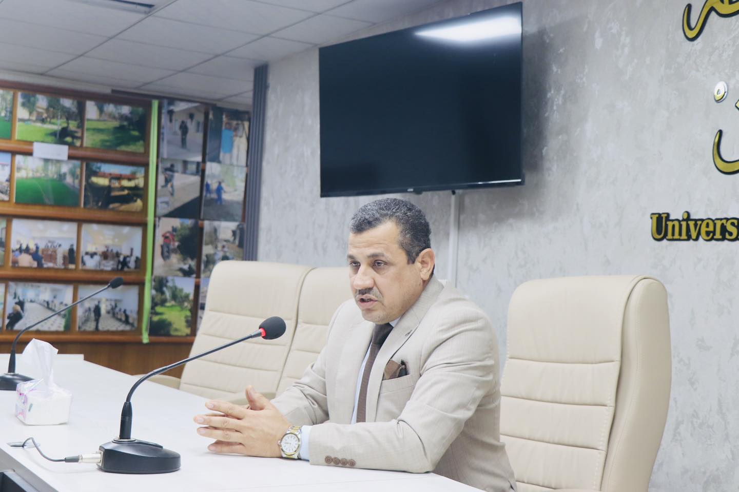 The College of Law at the University of Fallujah welcomed its new first-year students