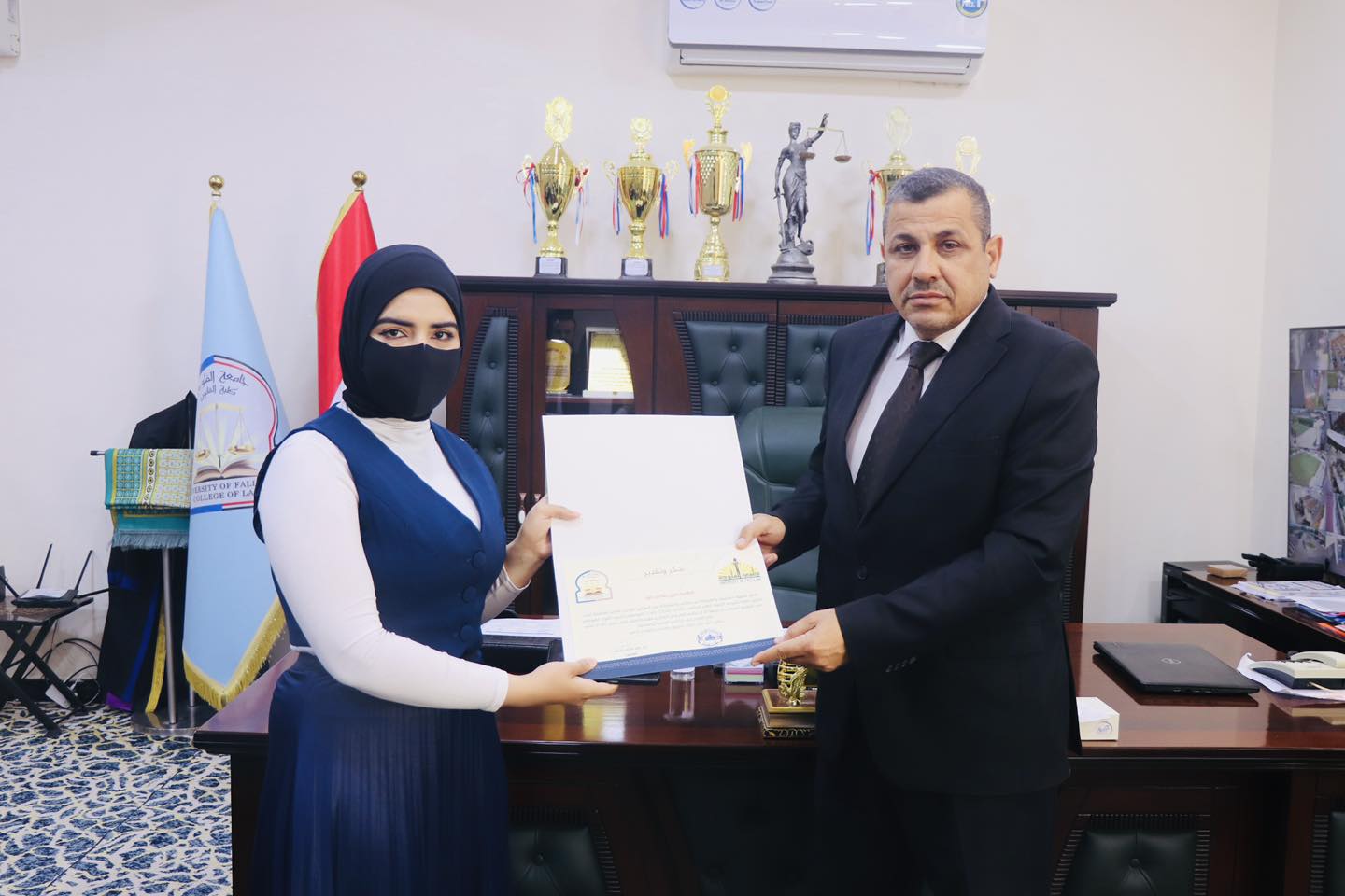 The esteemed Dean of the College of Law honored