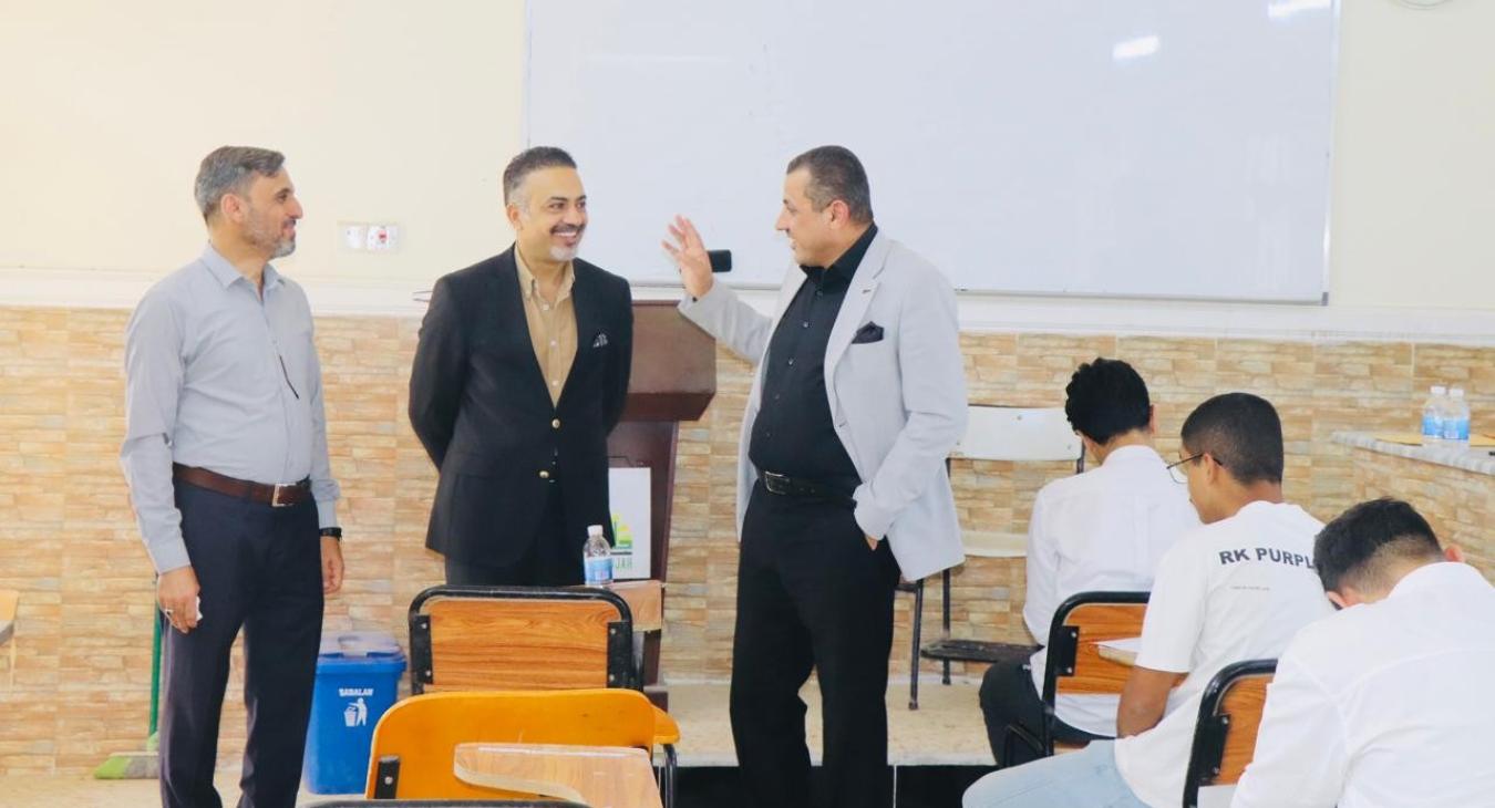 Dean of the Law College Inspects Second Round Exams for Undergraduate and Postgraduate Studies