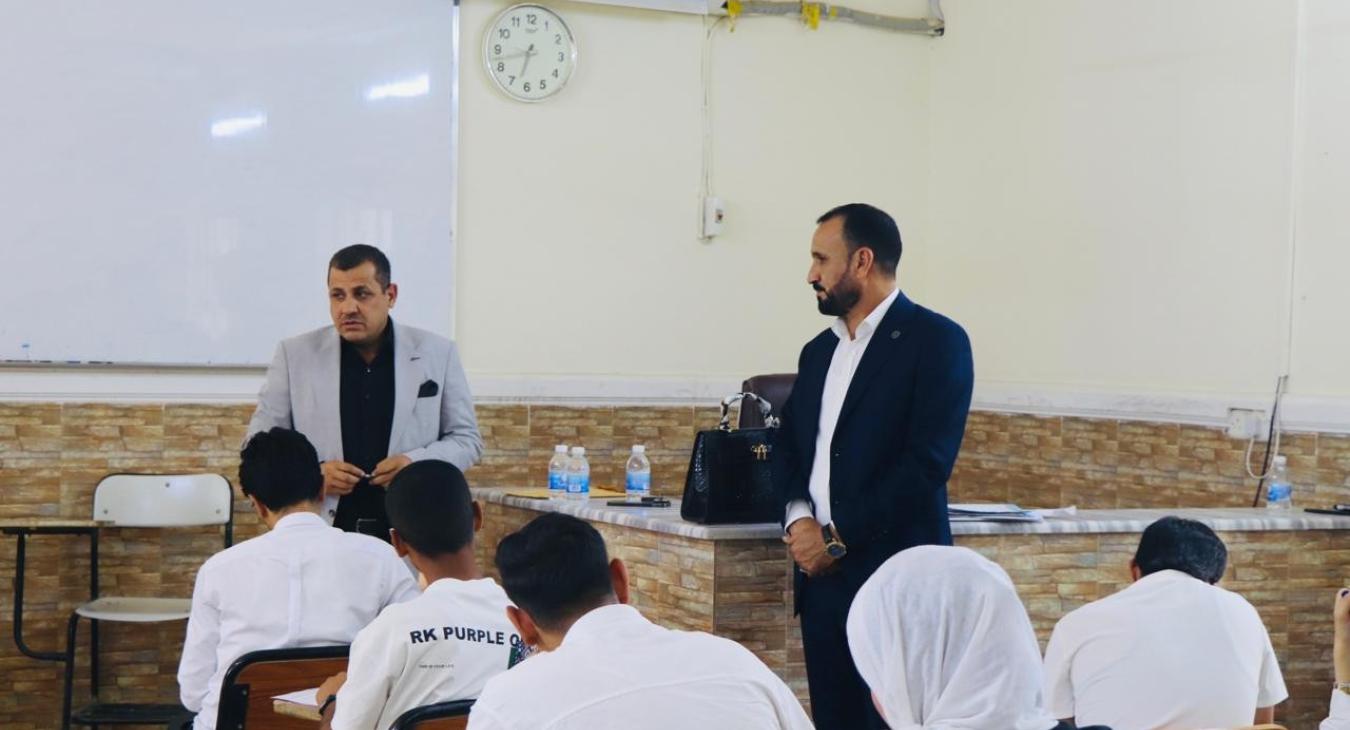 Dean of the Law College Inspects Second Round Exams for Undergraduate and Postgraduate Studies