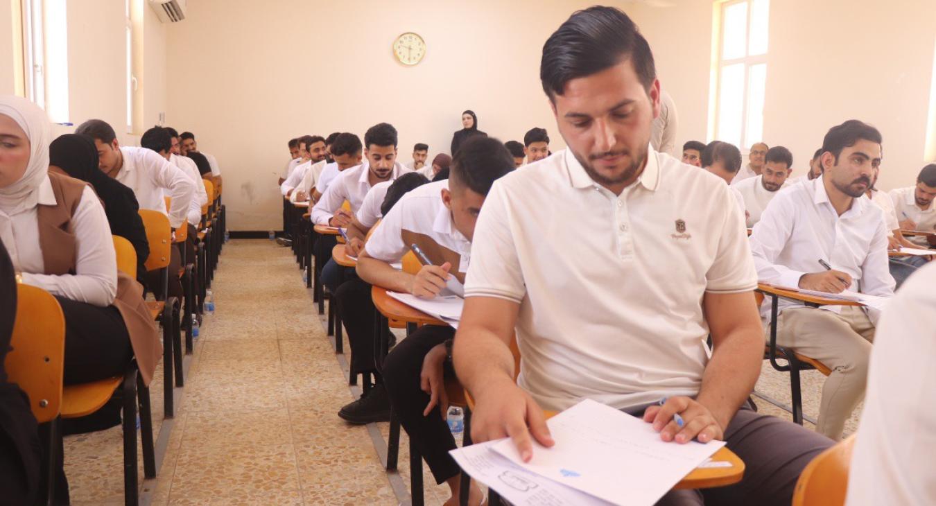 the final exams commenced at the College of Law in