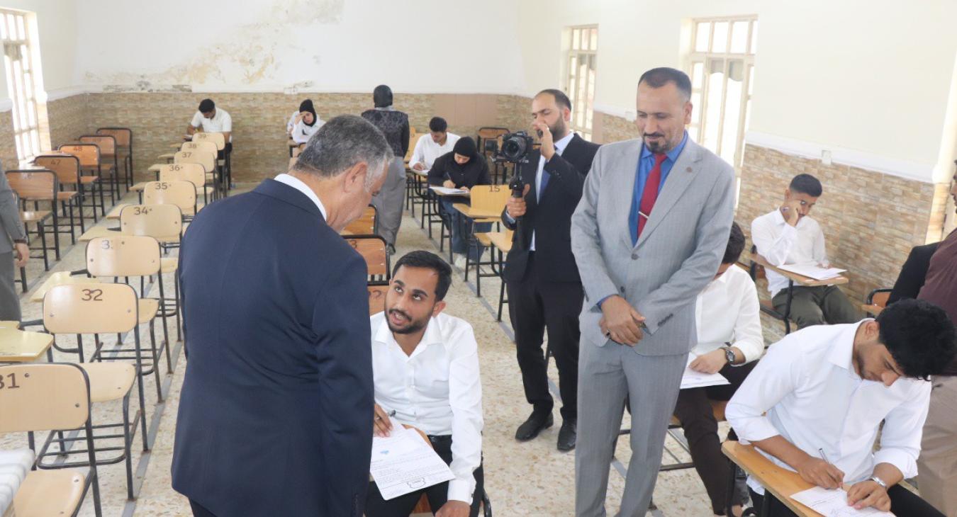 the final exams commenced at the College of Law in