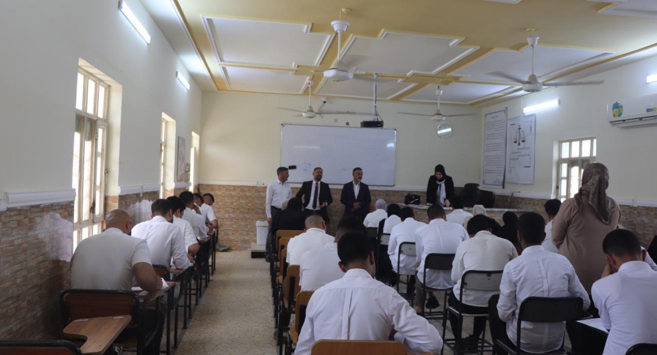 the final exams commenced at the College of Law in