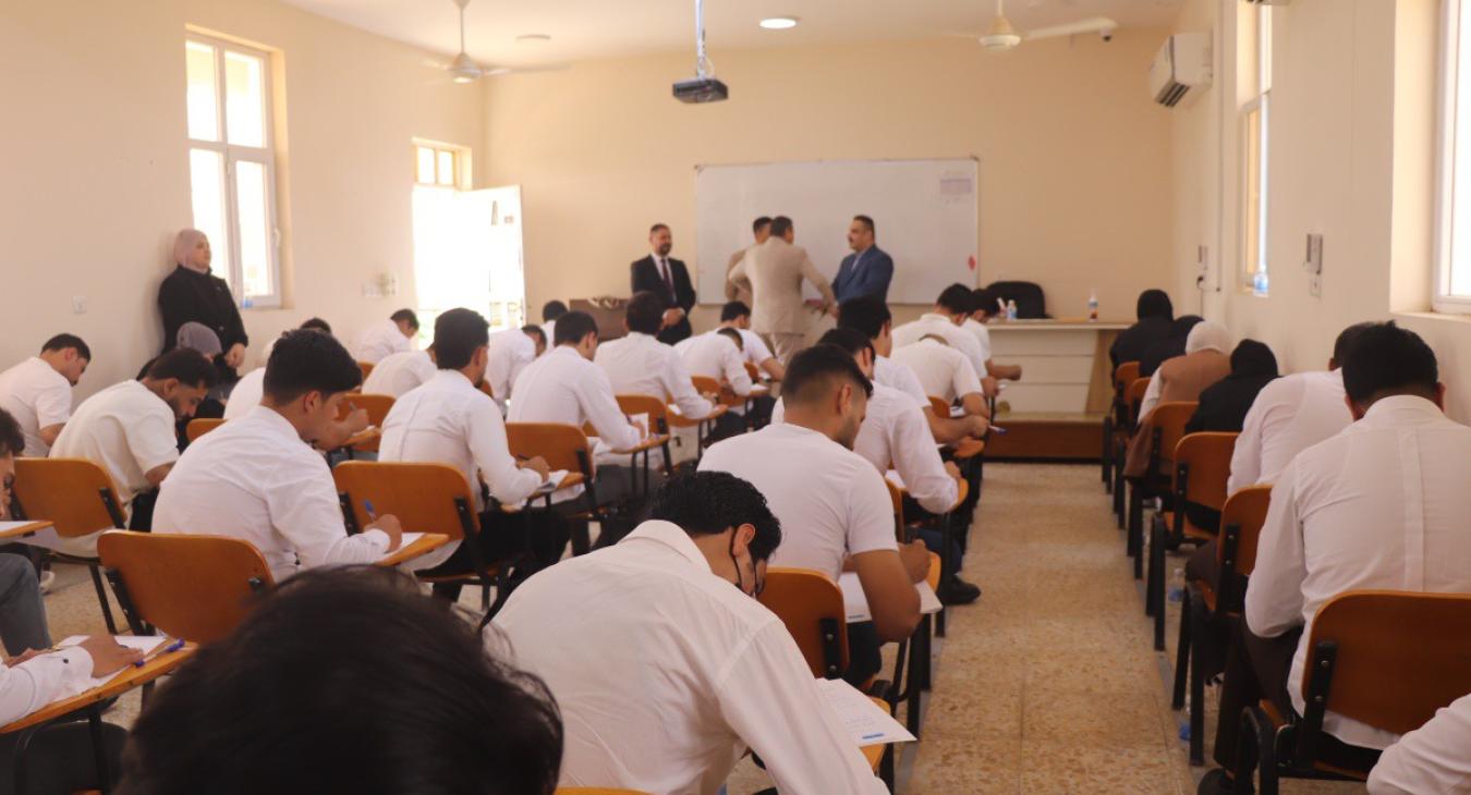 the final exams commenced at the College of Law in