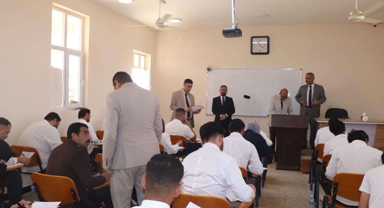 the final exams commenced at the College of Law in