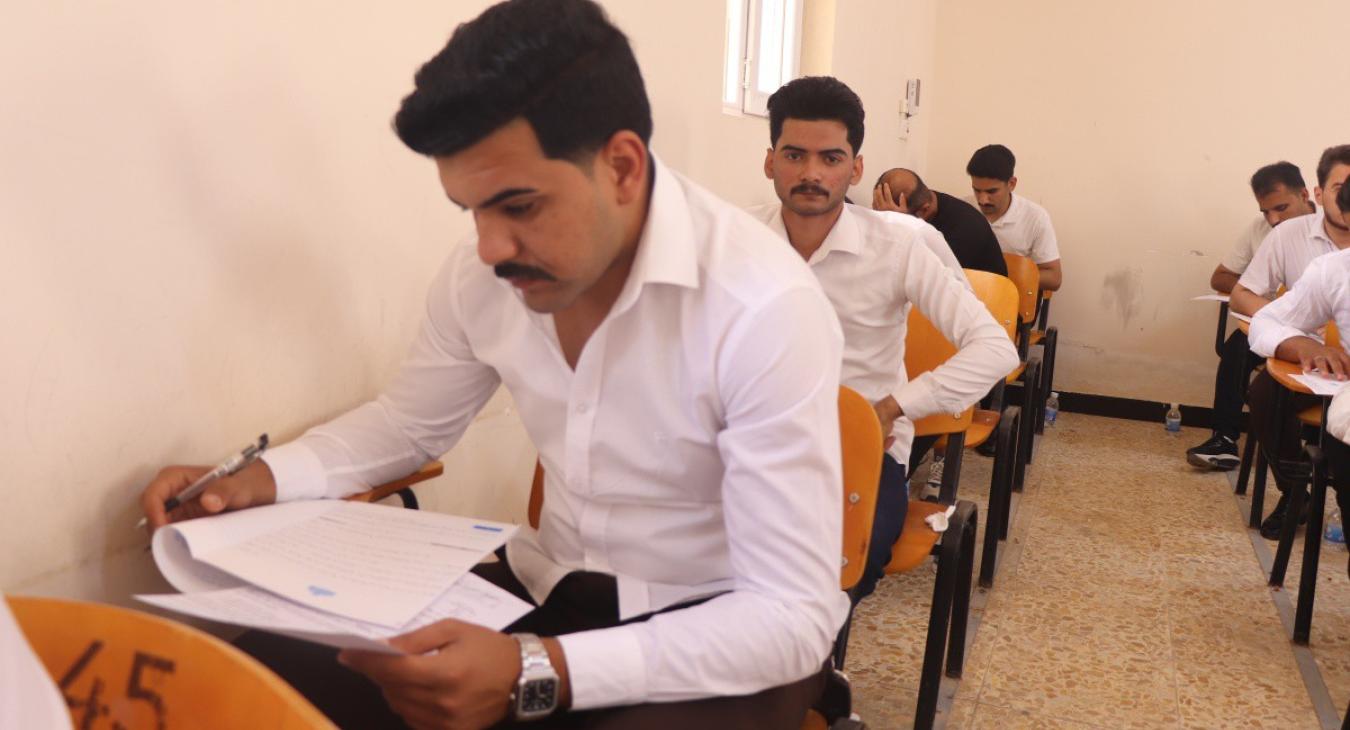 the final exams commenced at the College of Law in