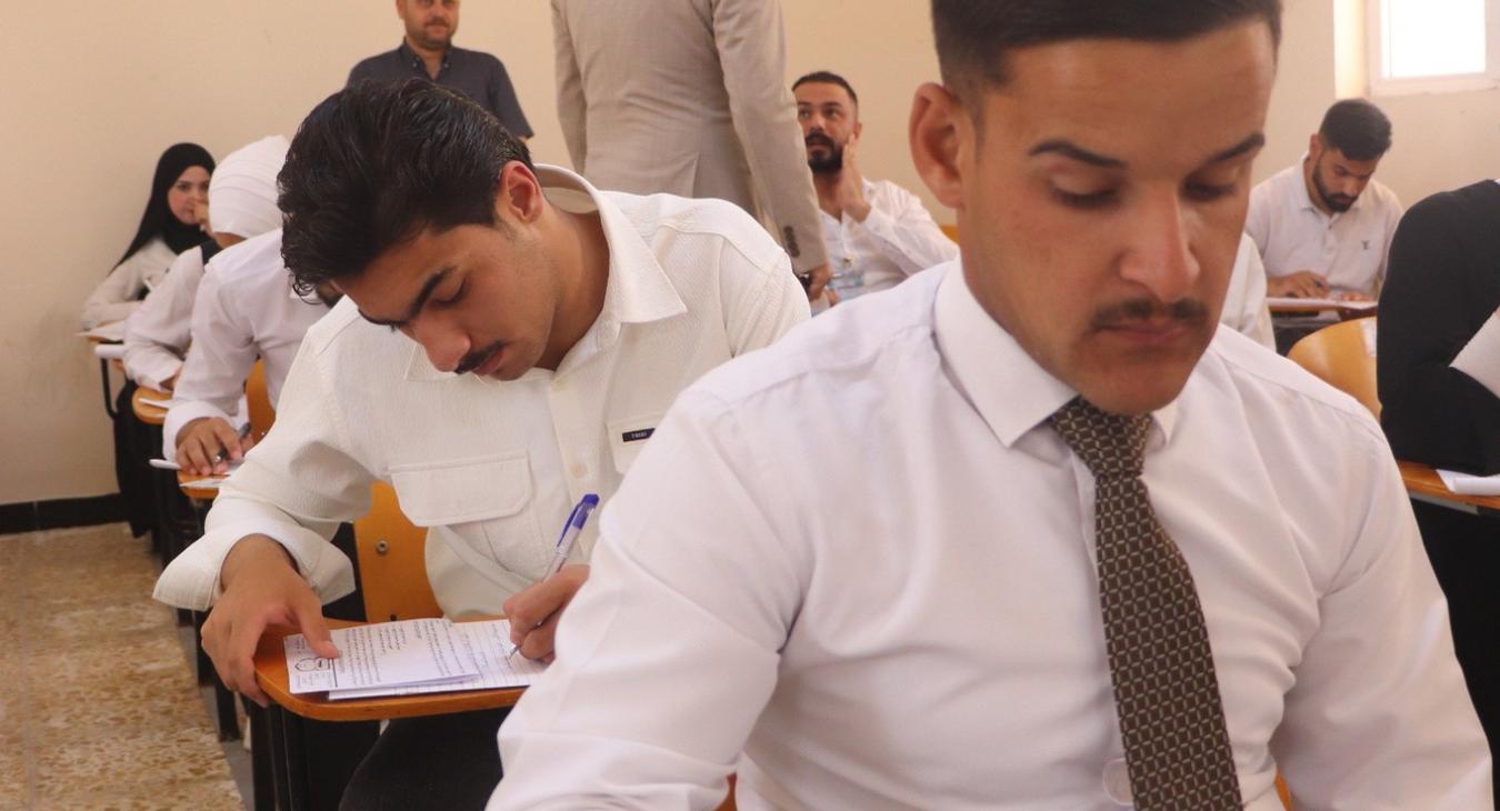 the final exams commenced at the College of Law in
