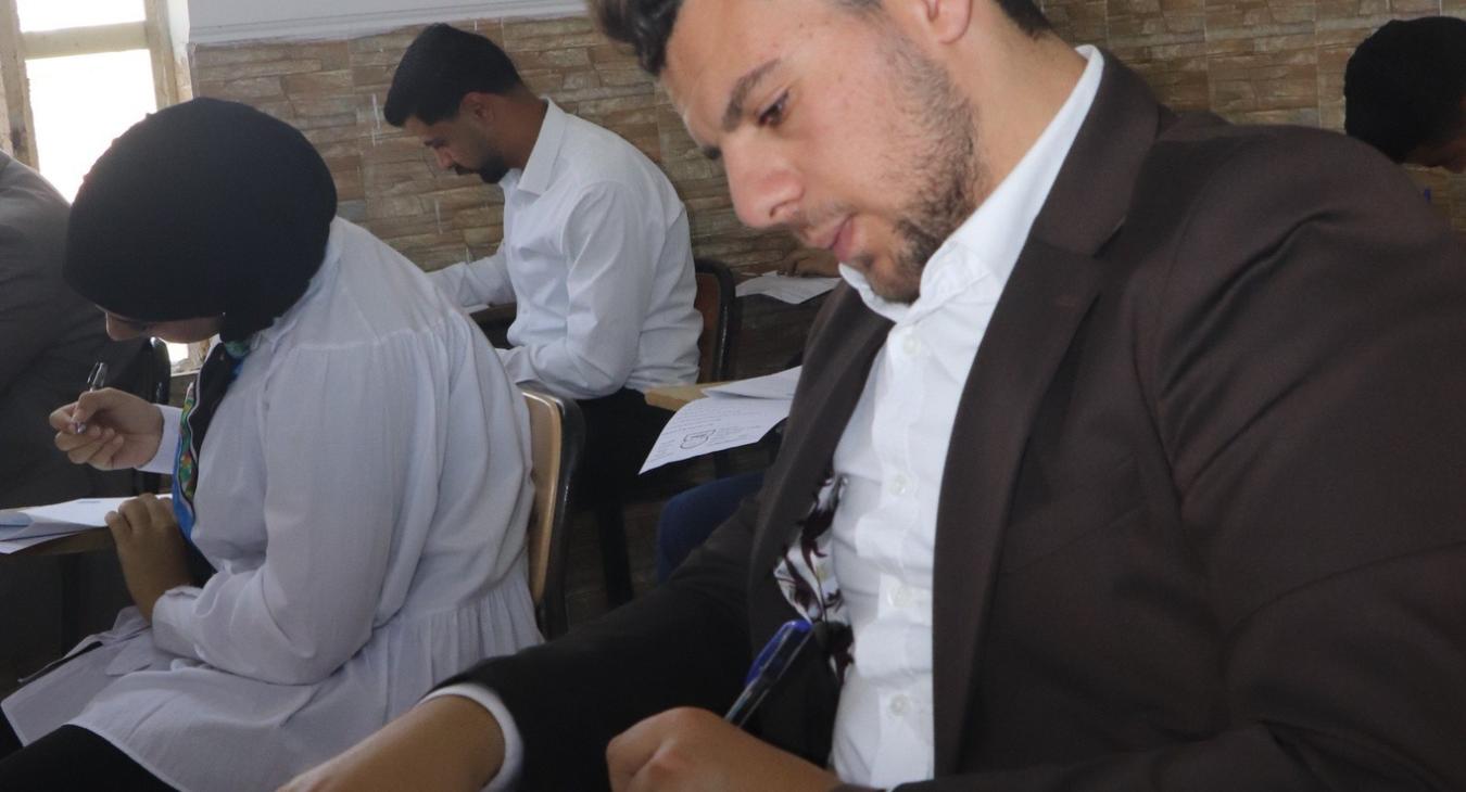 the final exams commenced at the College of Law in