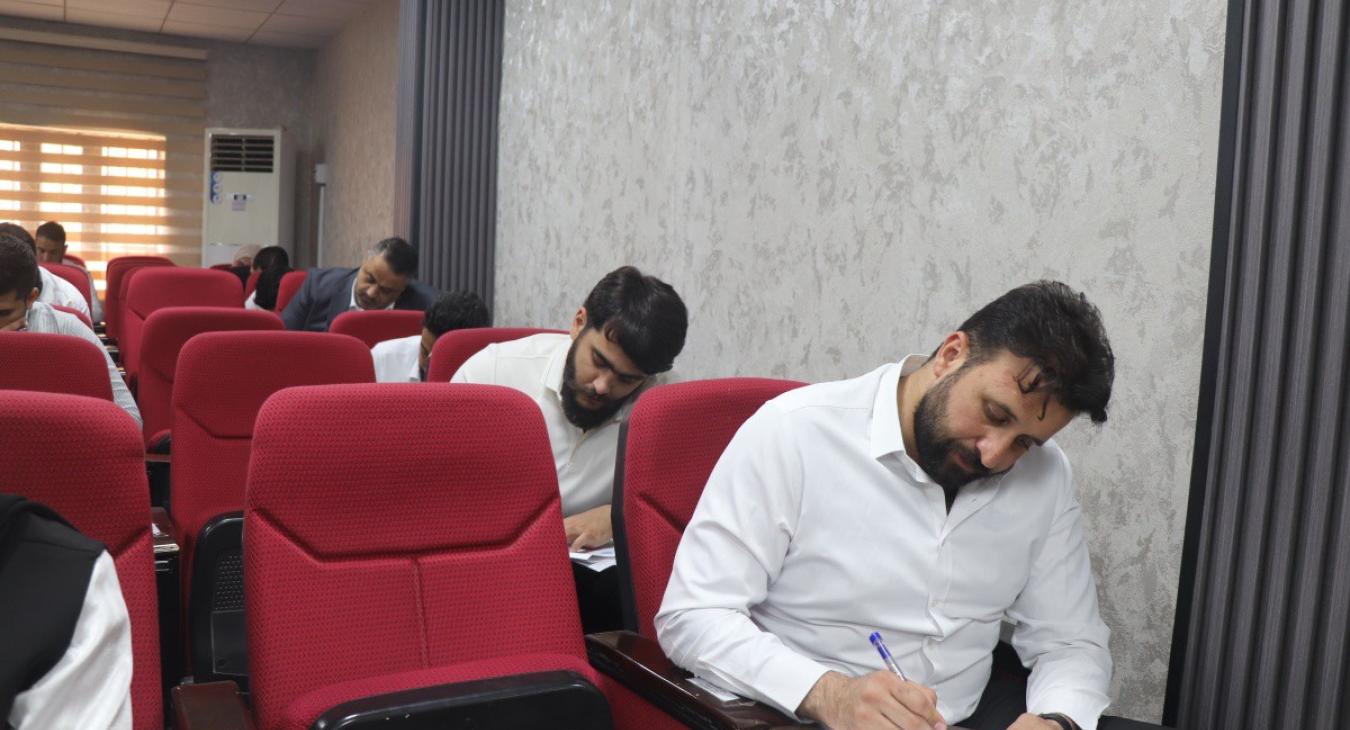 the postgraduate exams commenced at the college