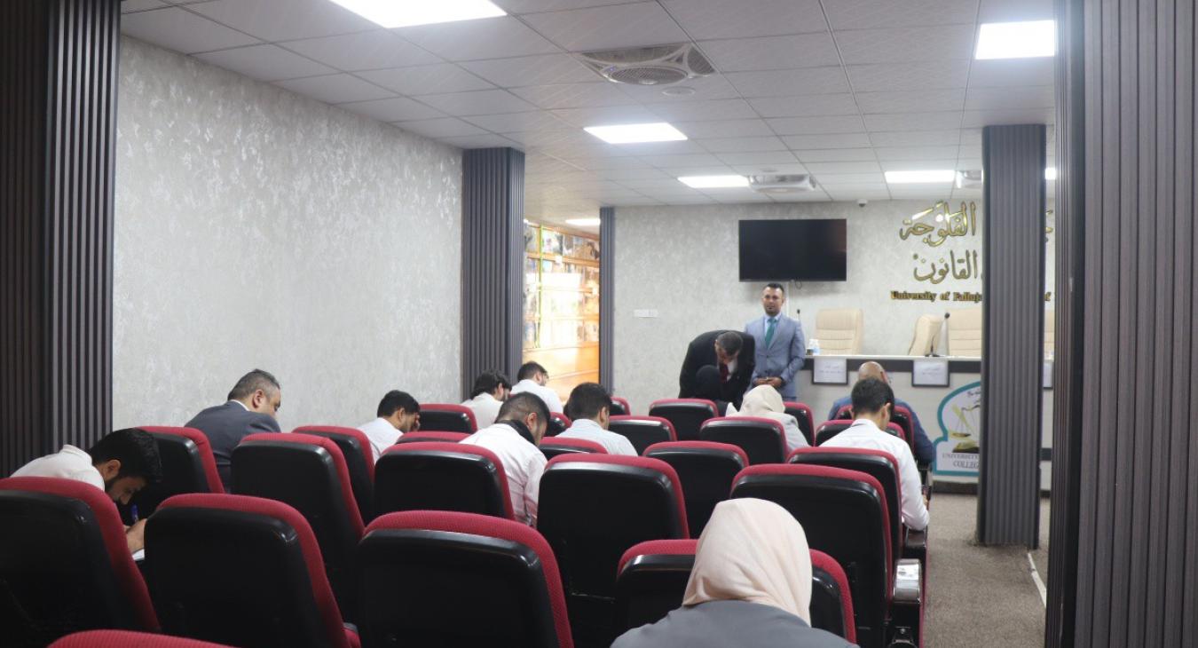 the postgraduate exams commenced at the college