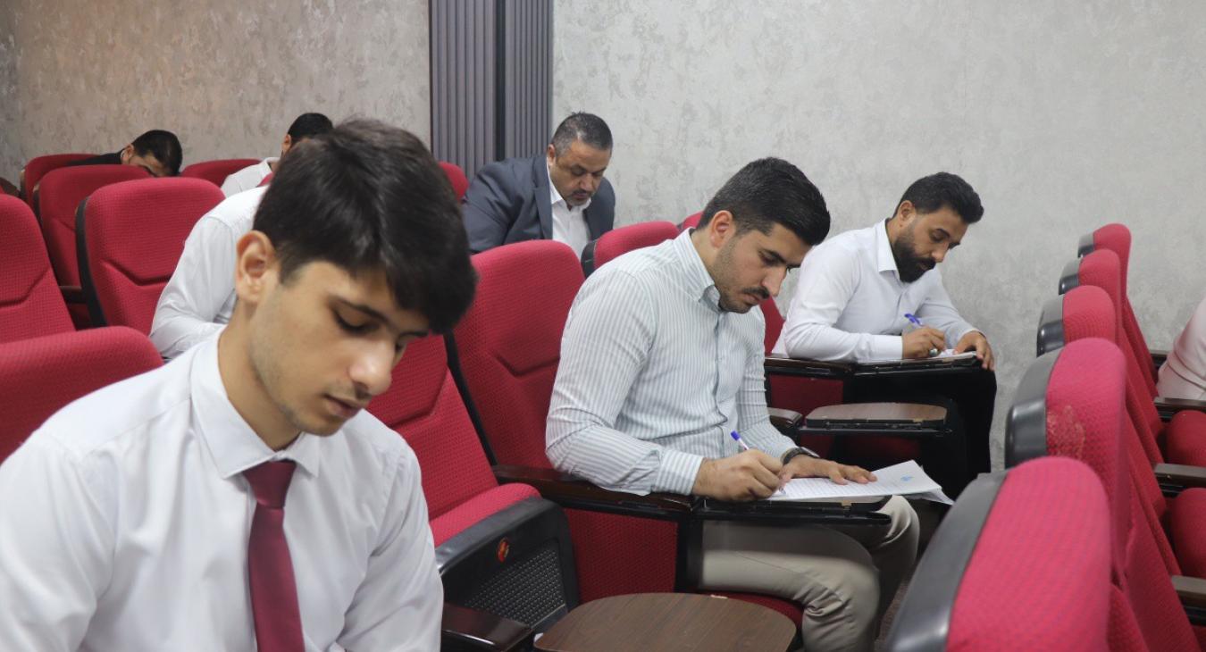 the postgraduate exams commenced at the college