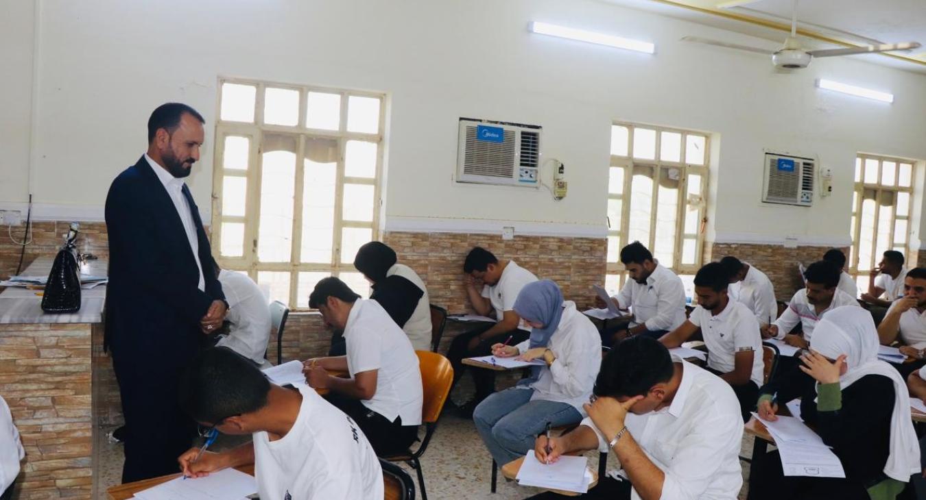 Dean of the Law College Inspects Second Round Exams for Undergraduate and Postgraduate Studies