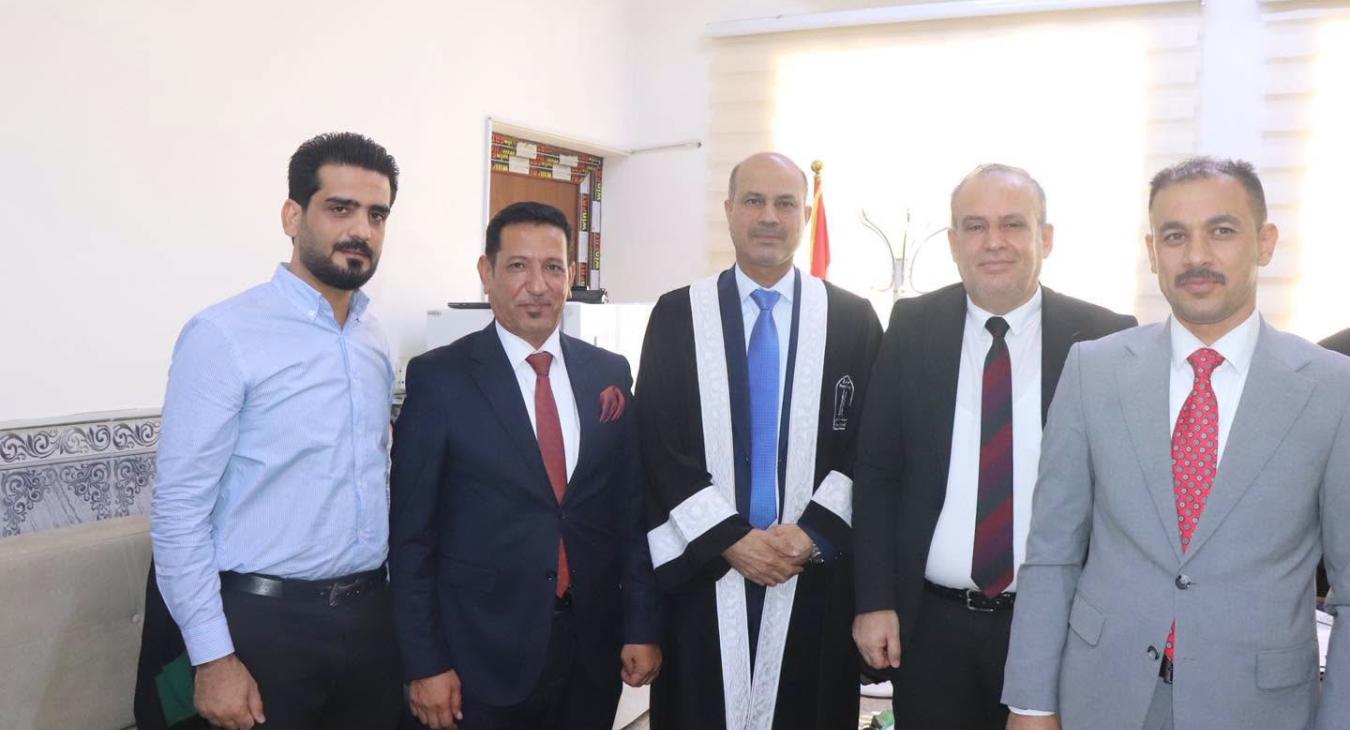 Summer Training Committee Follows Up on College Students at the Fallujah Courthouse Complex