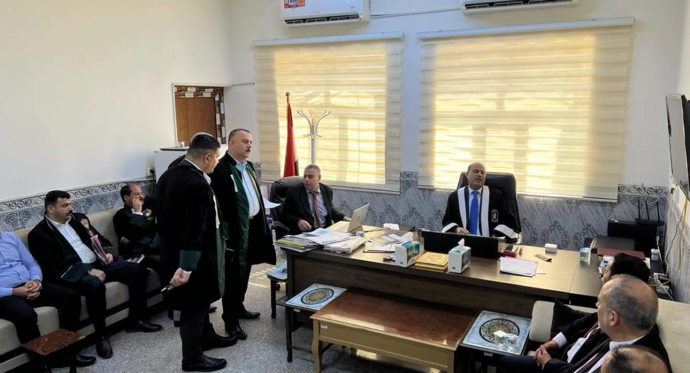 Summer Training Committee Follows Up on College Students at the Fallujah Courthouse Complex