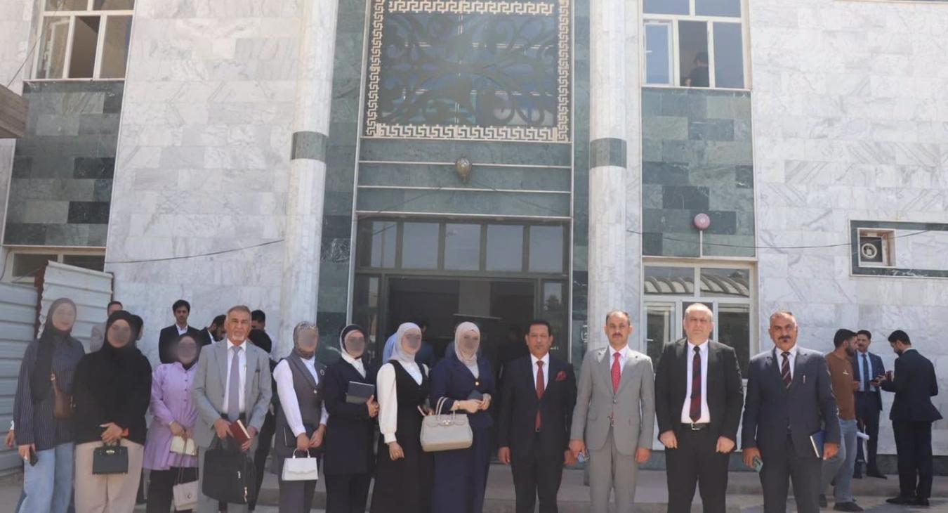 Summer Training Committee Follows Up on College Students at the Fallujah Courthouse Complex