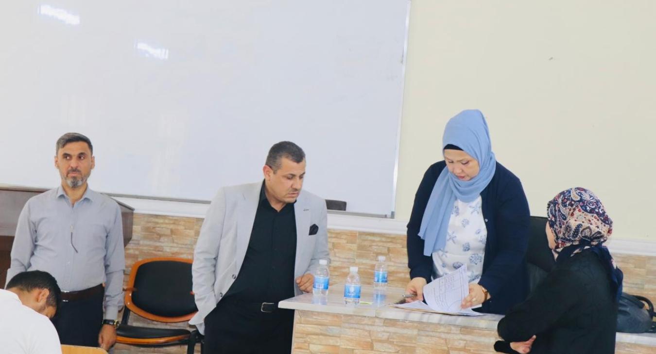 Dean of the Law College Inspects Second Round Exams for Undergraduate and Postgraduate Studies