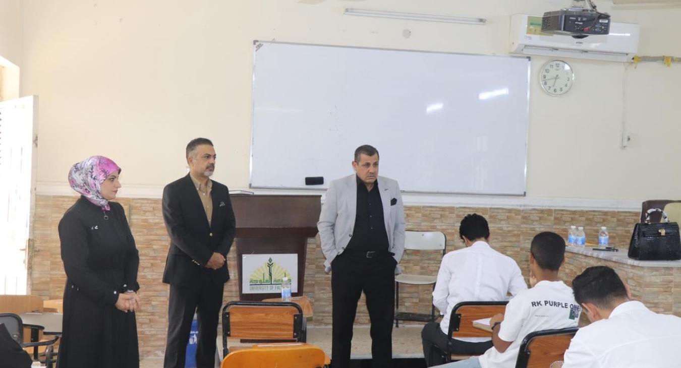 Dean of the Law College Inspects Second Round Exams for Undergraduate and Postgraduate Studies