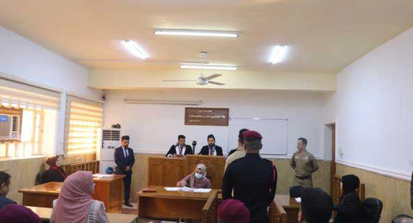 Discussion of a master’s thesis at the University of Fallujah