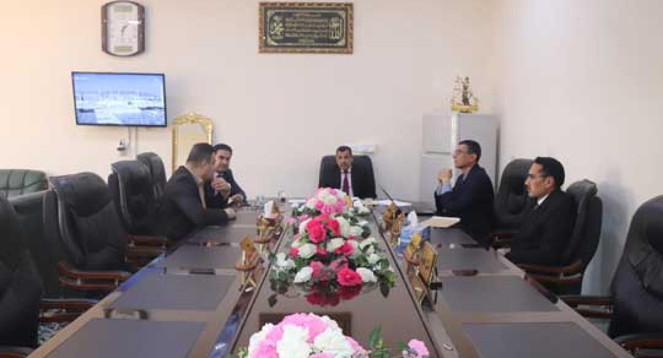 College of Law Council meeting chaired by the Dean, Professor DrRaed Naji Ahmed