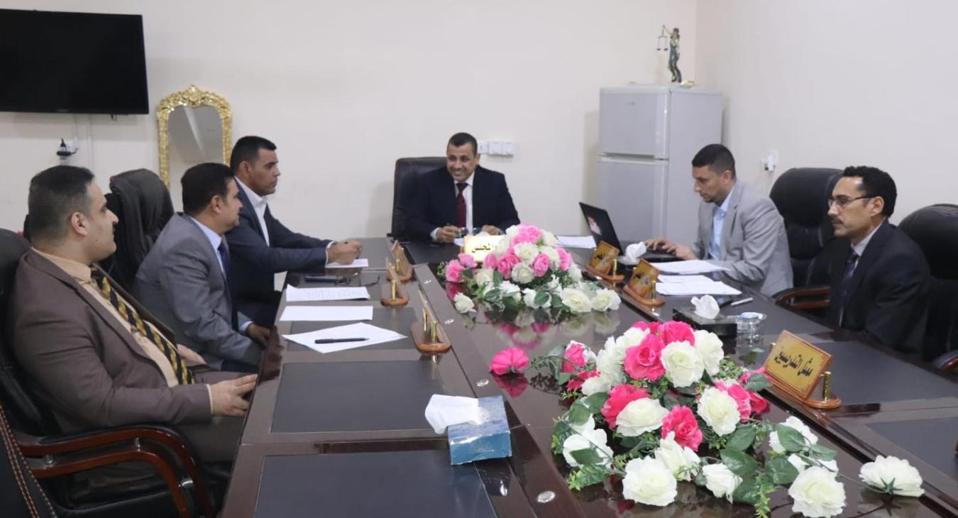 Under the chairmanship of (ProfDrRaed Naji Ahmed), Dean of the College of Law, University of Fallujah, and in the presence of all members of the Council, it was held, with the blessing of God Almighty, on Wednesday, 10 25, 2023.