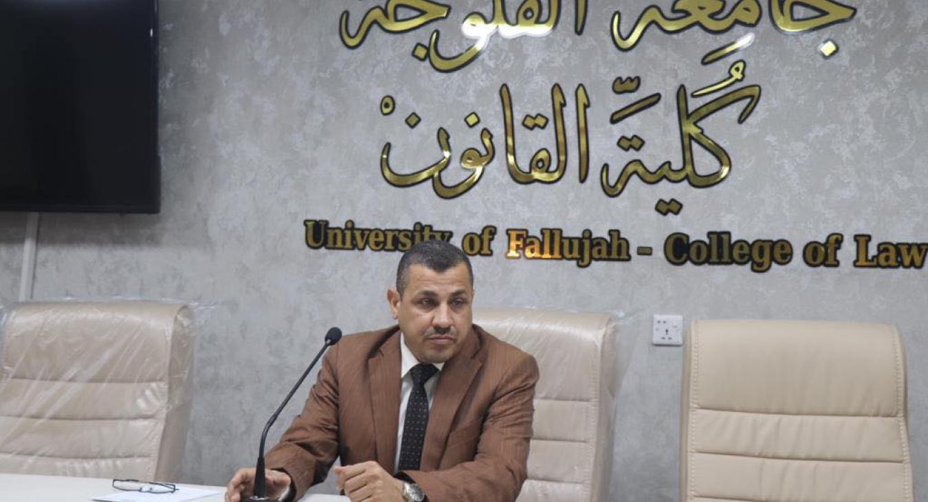 College Dean’s Meeting, ProfDrRaed Naji Ahmed with the students of the second stage.