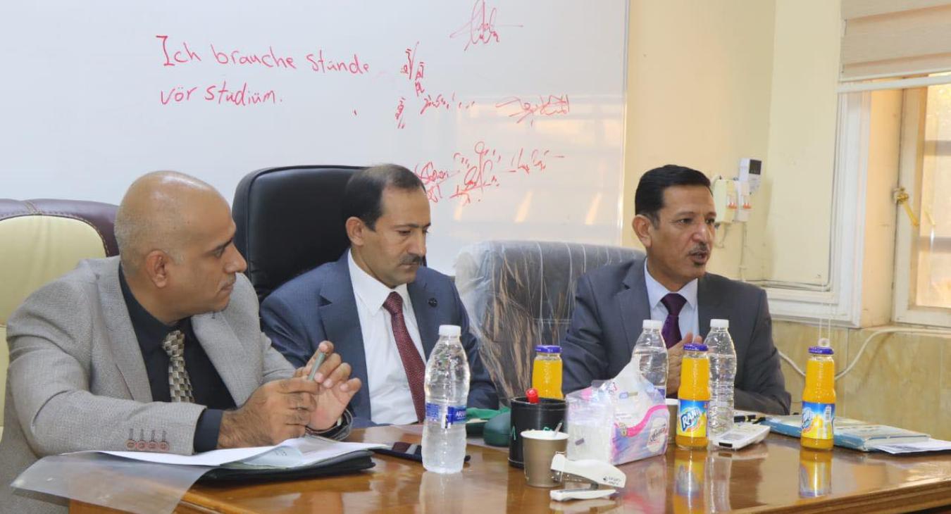 Discussion of a master’s thesis project by student Abeer Khaled Jiyad in international law.