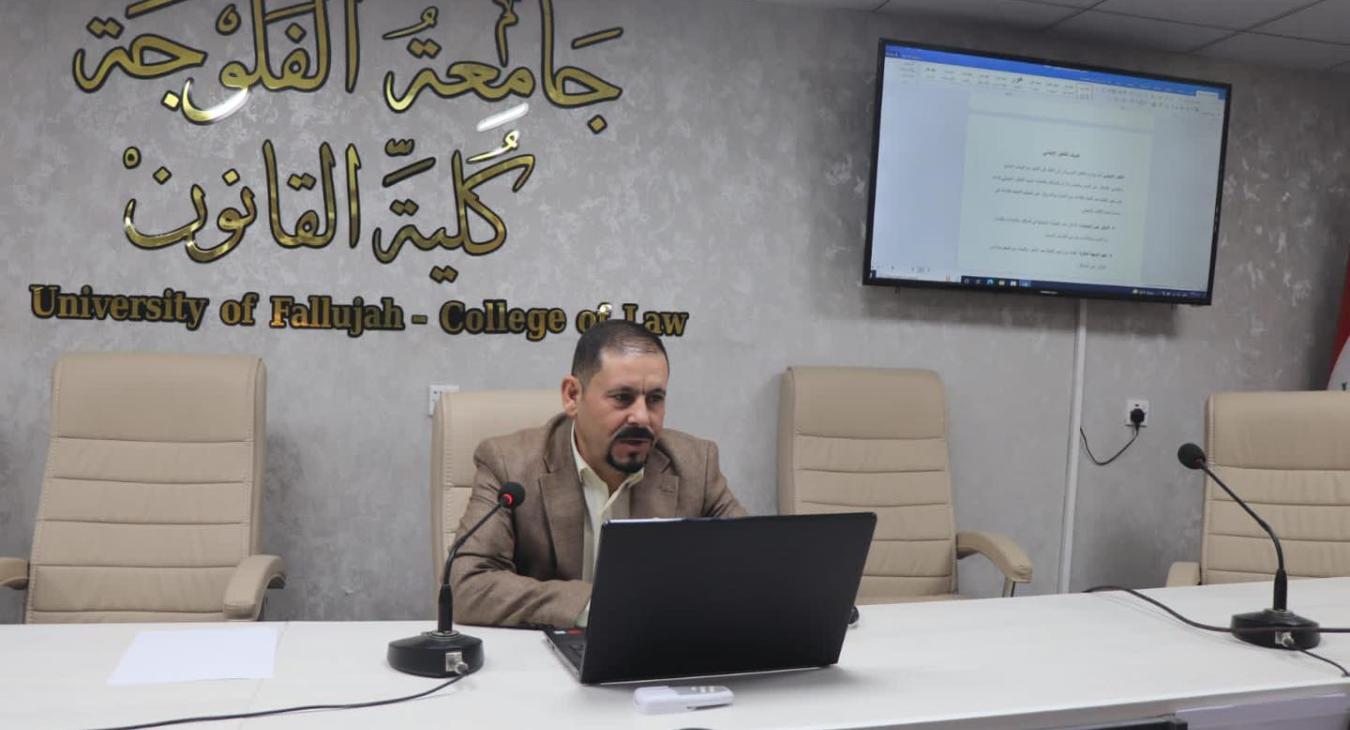 A lecture on “positive thinking” in cooperation with the University of Fallujah.
