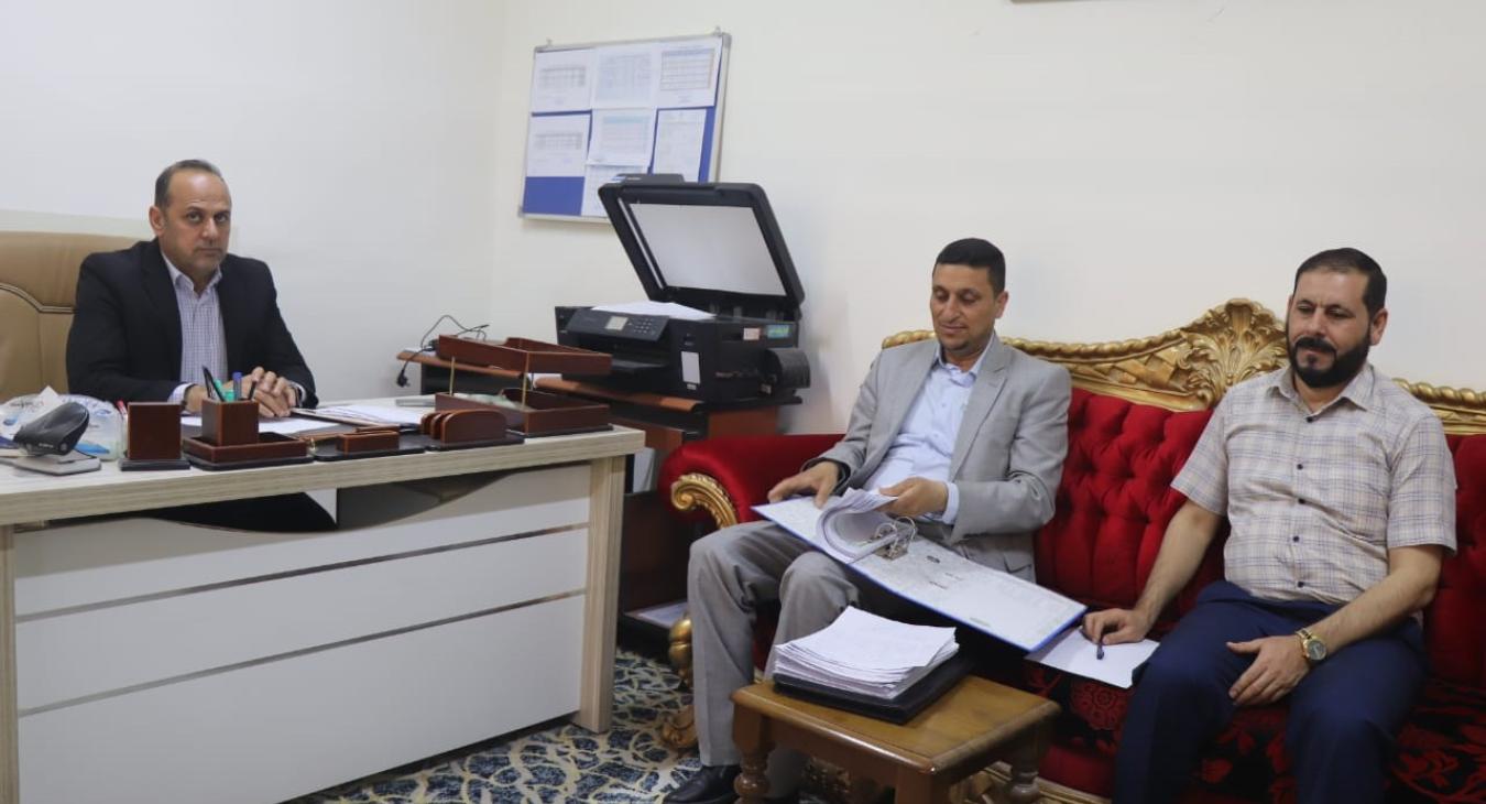 A meeting to measure the performance of scientific departments.