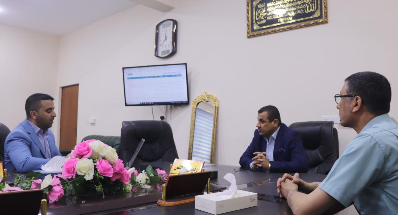 Meeting of the editorial board of “Al-Bahith for Legal Sciences” magazine.