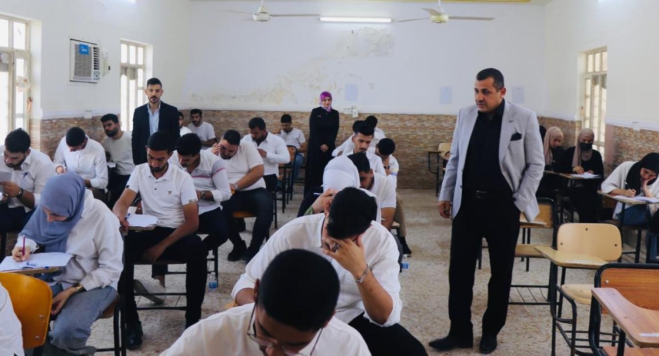 Dean of the Law College Inspects Second Round Exams for Undergraduate and Postgraduate Studies